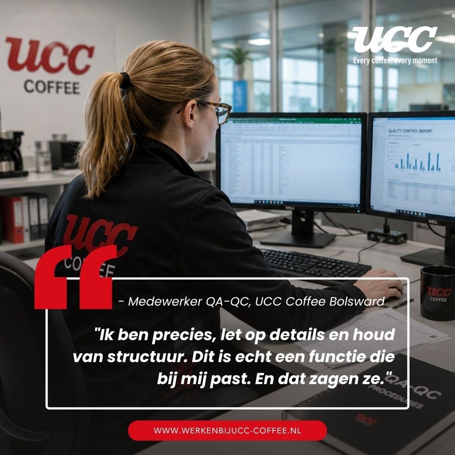 Medewerker QA-QC UCC Coffee Bolsward
