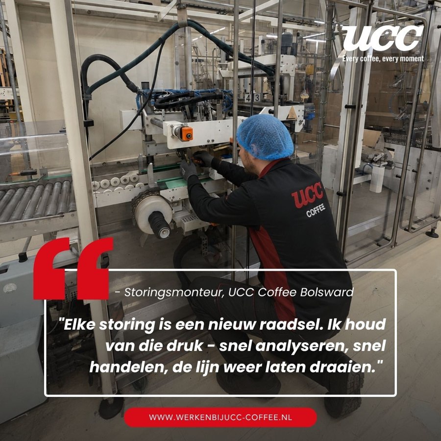 Storingsmonteur UCC Coffee Bolsward